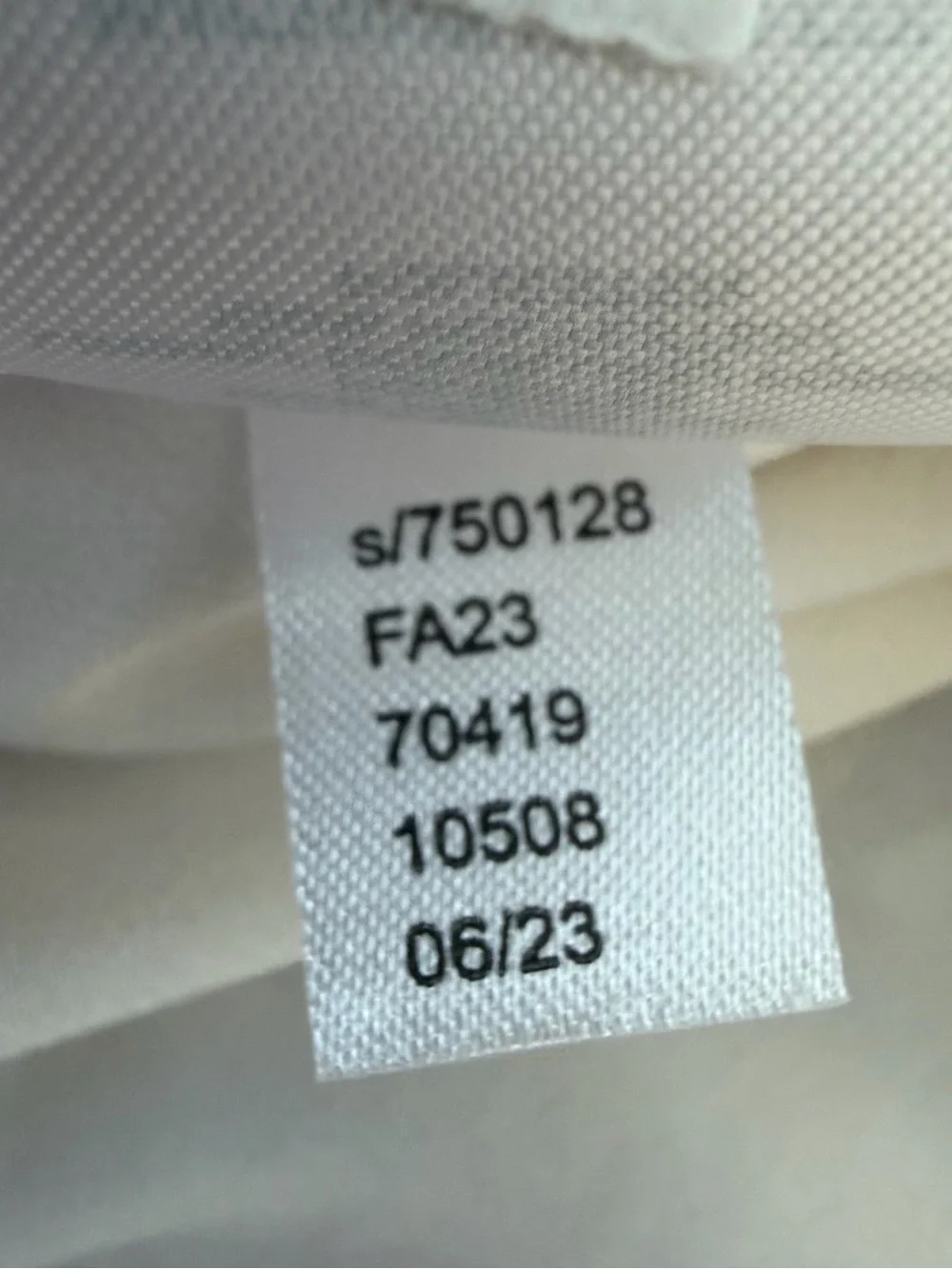 LOFT Ivory White Swiss Dot Smocked Peasant Blouse Tiered Balloon Sleeve Size XLP